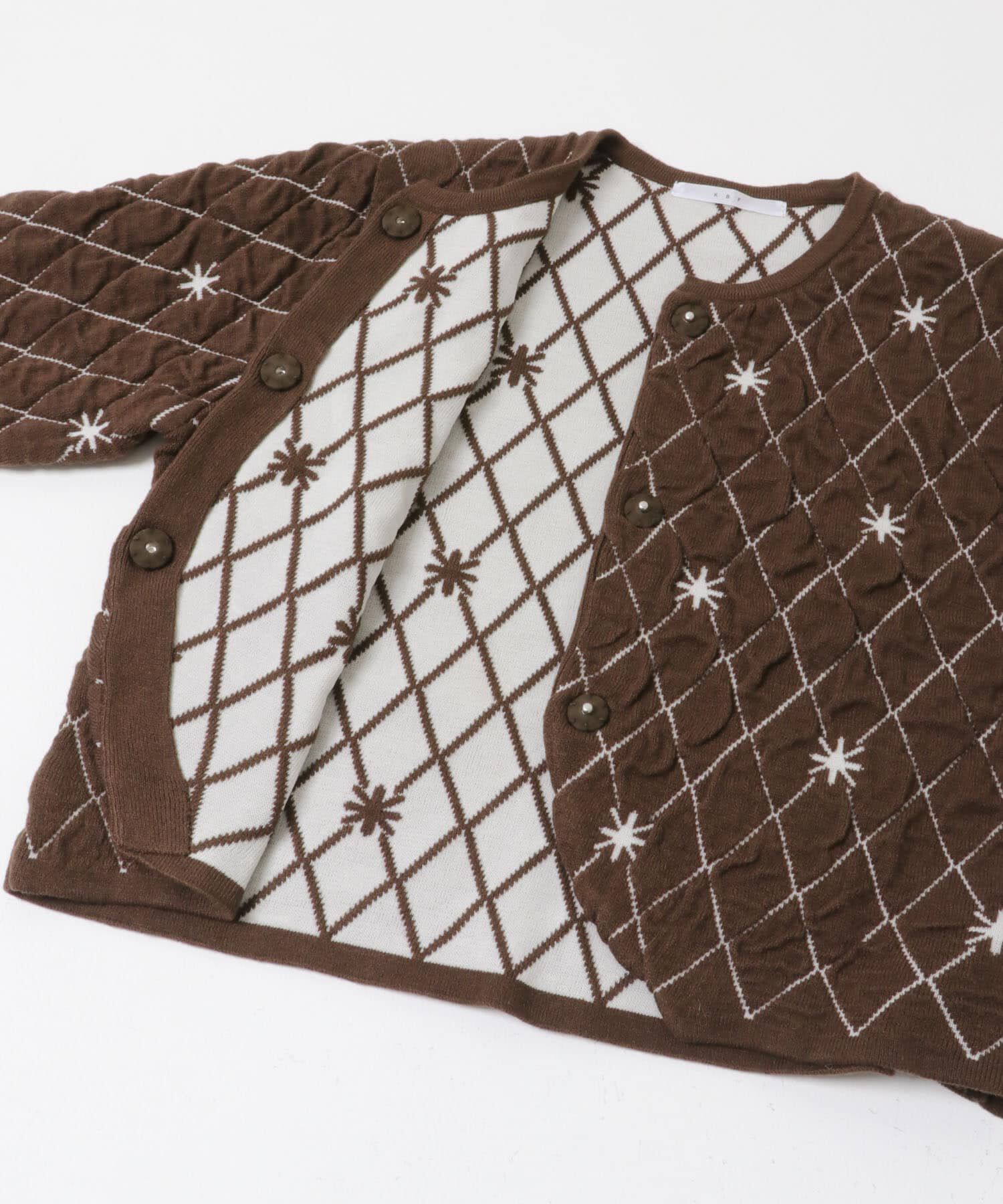  「キルティングショートカーディガン」|ニット・セーター|