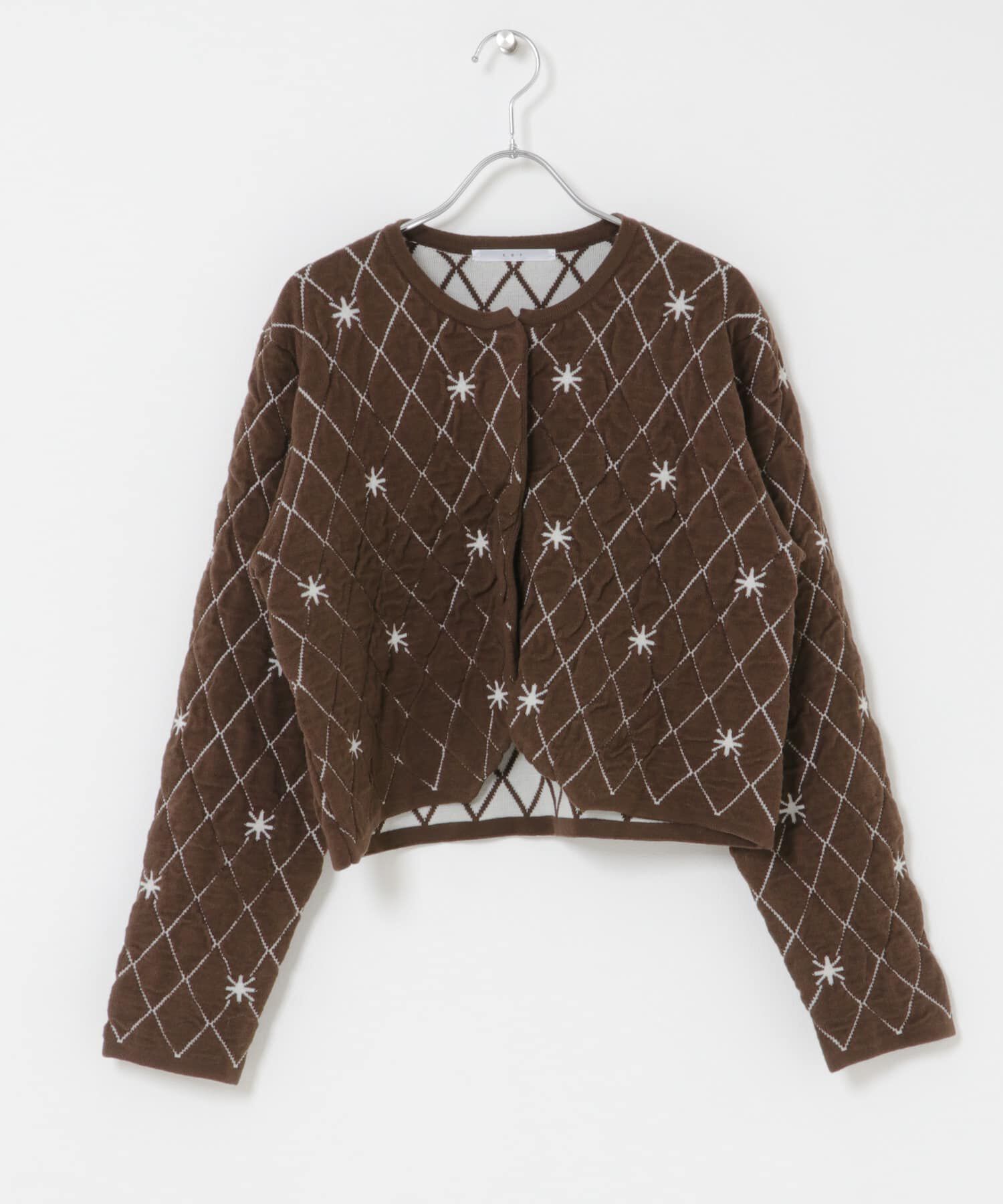  「キルティングショートカーディガン」|ニット・セーター|