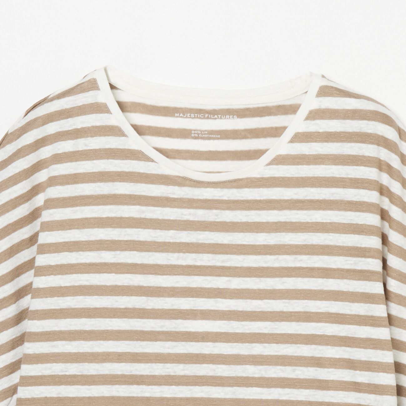  「MAJESTIC FILATURES BORDER CREW NECK」|Tシャツ・カットソー|