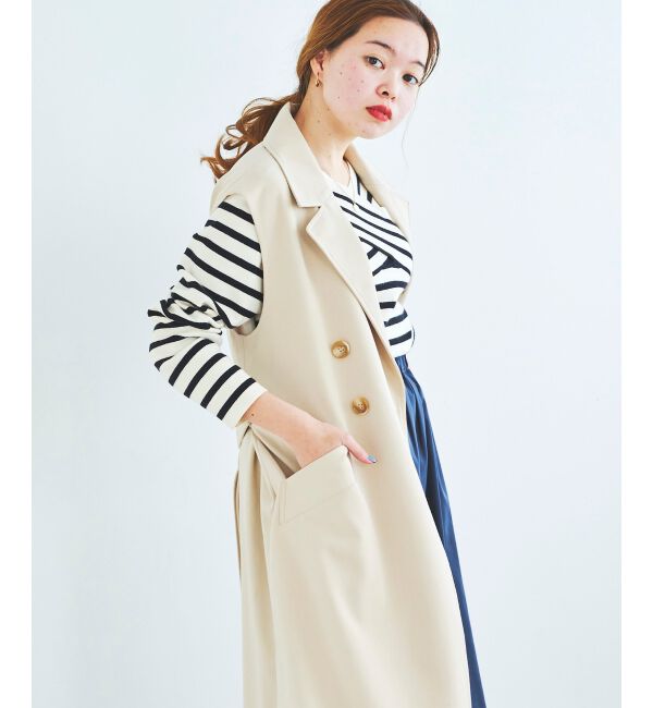 le.coeur blanc「クロスデザインニットプルオーバー」|ニット・セーター|