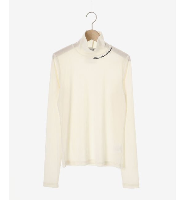 le.coeur blanc「MAISON MAVERICK ベロアハイネックT」|Tシャツ・カットソー|