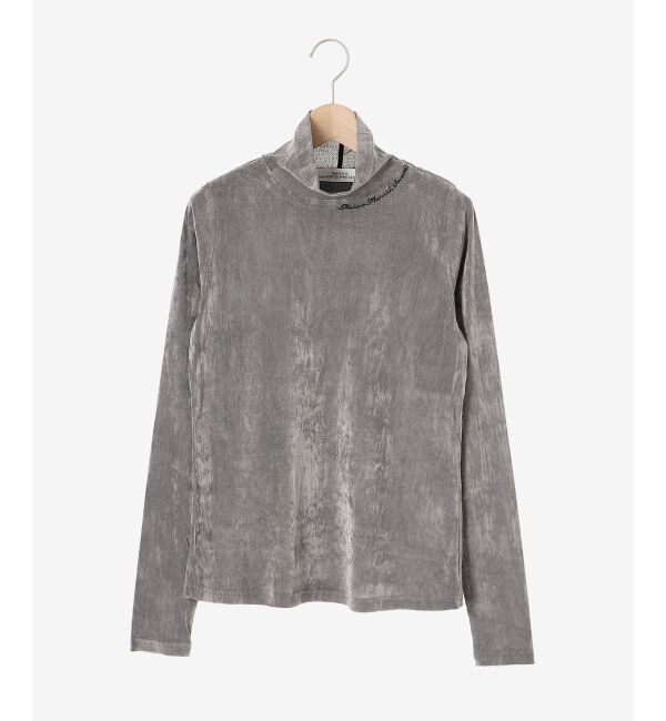 le.coeur blanc「MAISON MAVERICK ベロアハイネックT」|Tシャツ・カットソー|