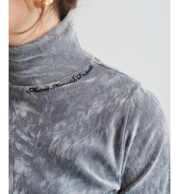 le.coeur blanc「MAISON MAVERICK ベロアハイネックT」|Tシャツ・カットソー|