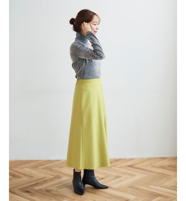 le.coeur blanc「MAISON MAVERICK ベロアハイネックT」|Tシャツ・カットソー|