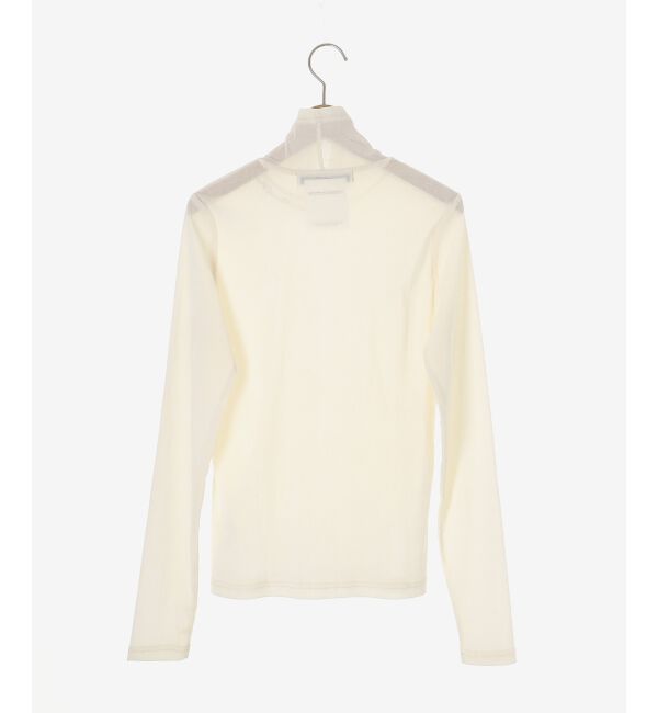 le.coeur blanc「MAISON MAVERICK ベロアハイネックT」|Tシャツ・カットソー|