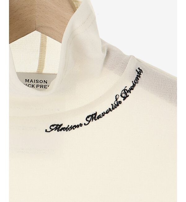 le.coeur blanc「MAISON MAVERICK ベロアハイネックT」|Tシャツ・カットソー|