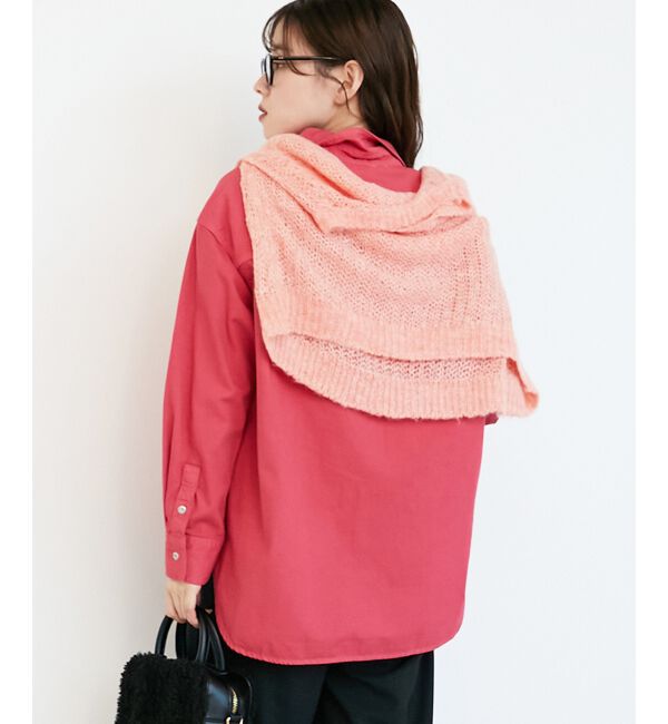  「刺繍カラーダブルポケットオーバーシャツ」|シャツ・ブラウス|