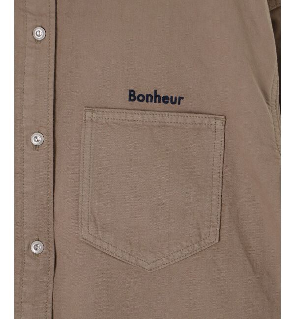  「刺繍カラーダブルポケットオーバーシャツ」|シャツ・ブラウス|