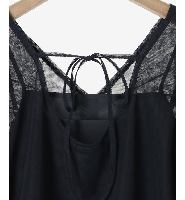 MAJESTICLEGON「ギャザーボリュームチュールトップス」|Tシャツ・カットソー|