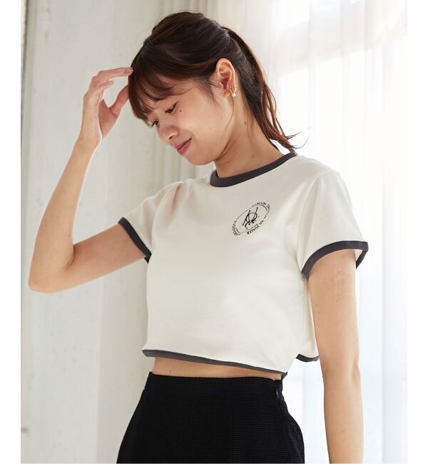 MAJESTICLEGON「ウエストリボンリンガーTee」|Tシャツ・カットソー|