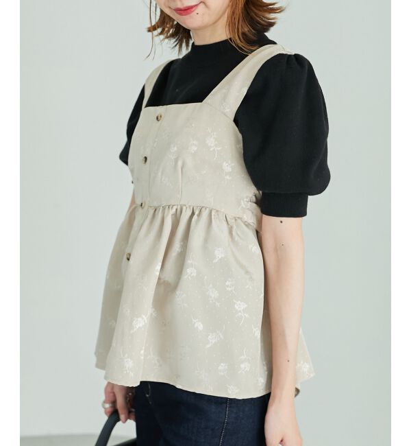 MAJESTICLEGON「パフスリーブニットプルオーバー」|ニット・セーター|