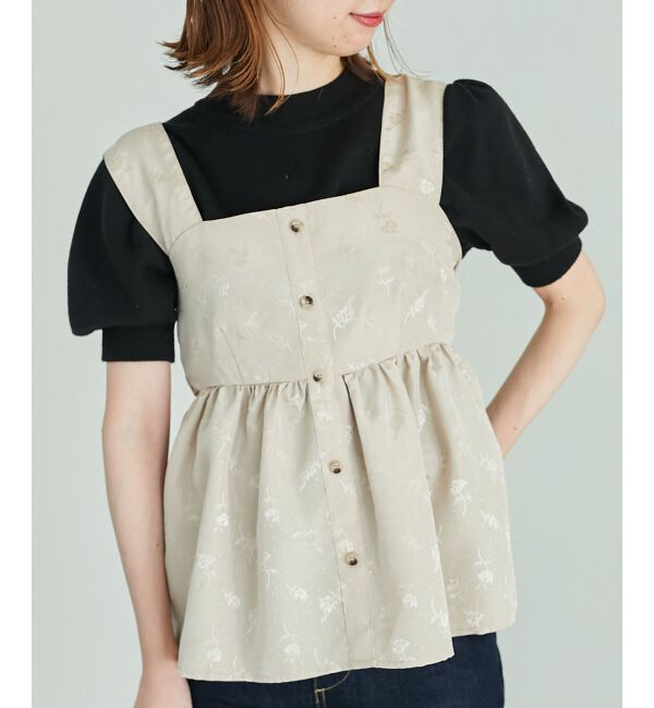 MAJESTICLEGON「パフスリーブニットプルオーバー」|ニット・セーター|