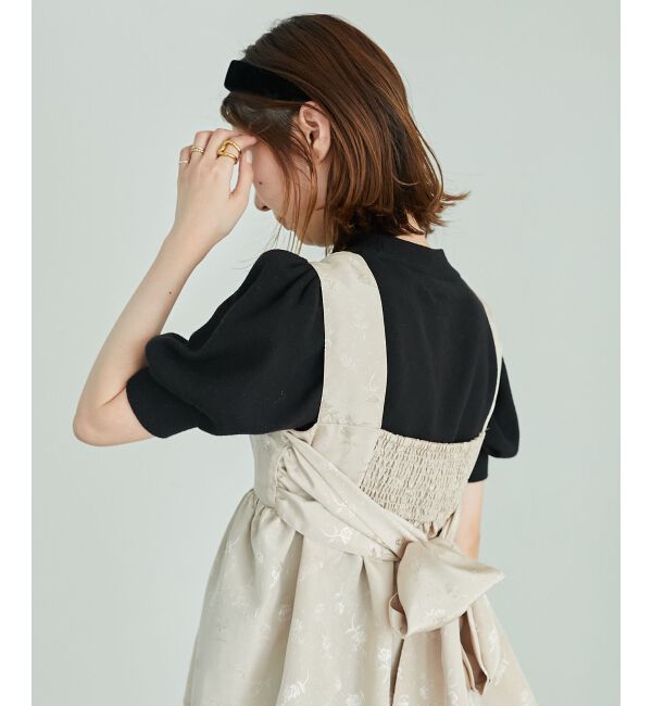 MAJESTICLEGON「パフスリーブニットプルオーバー」|ニット・セーター|