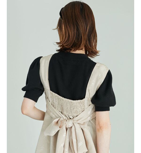 MAJESTICLEGON「パフスリーブニットプルオーバー」|ニット・セーター|