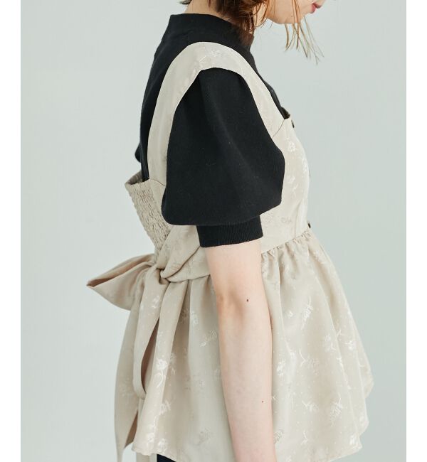 MAJESTICLEGON「パフスリーブニットプルオーバー」|ニット・セーター|