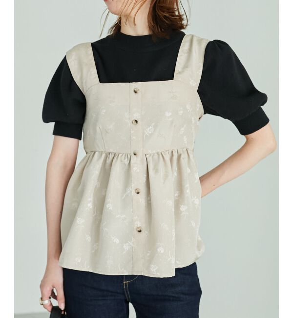 MAJESTICLEGON「パフスリーブニットプルオーバー」|ニット・セーター|