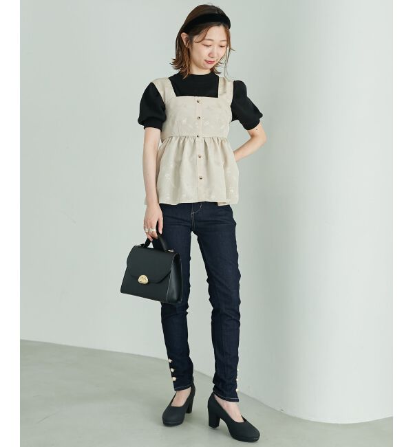 MAJESTICLEGON「パフスリーブニットプルオーバー」|ニット・セーター|