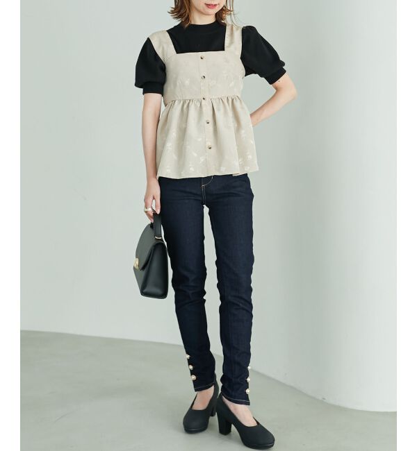 MAJESTICLEGON「パフスリーブニットプルオーバー」|ニット・セーター|