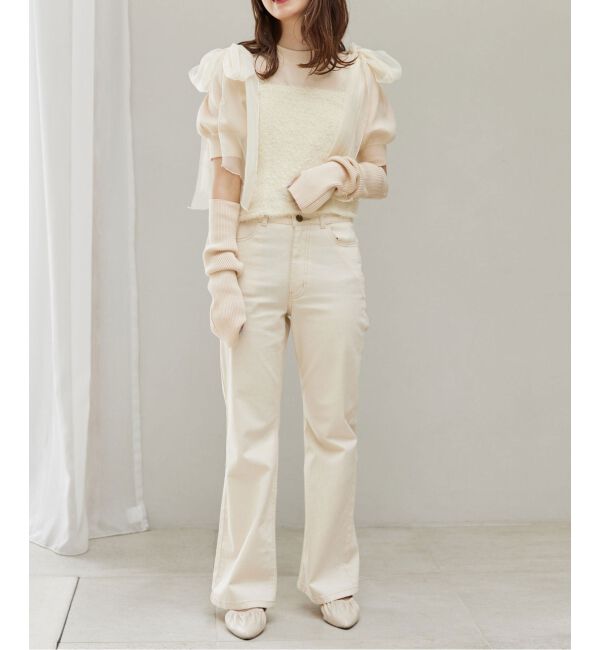 MAJESTICLEGON「パフスリーブニットプルオーバー」|ニット・セーター|