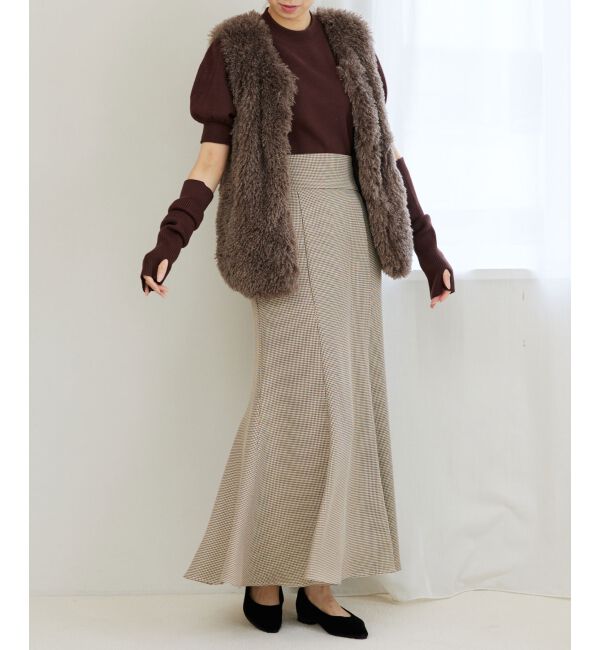 MAJESTICLEGON「パフスリーブニットプルオーバー」|ニット・セーター|