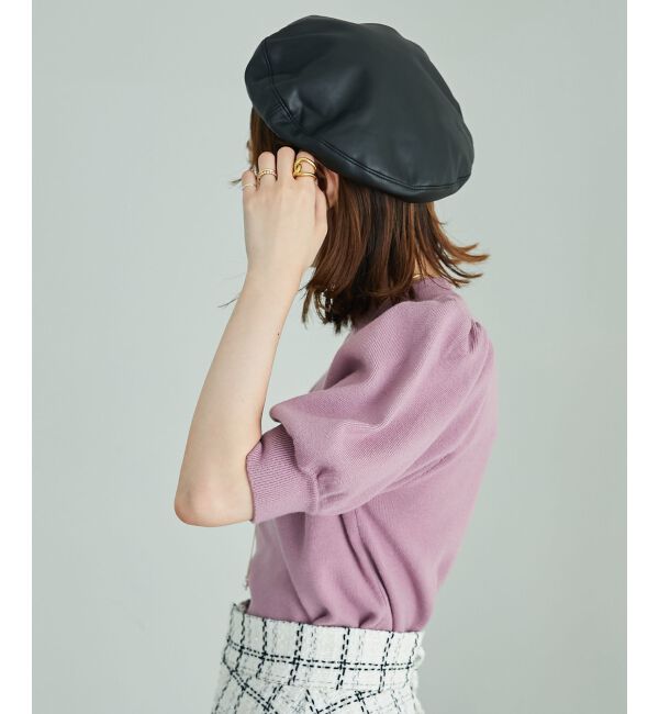 MAJESTICLEGON「パフスリーブニットプルオーバー」|ニット・セーター|