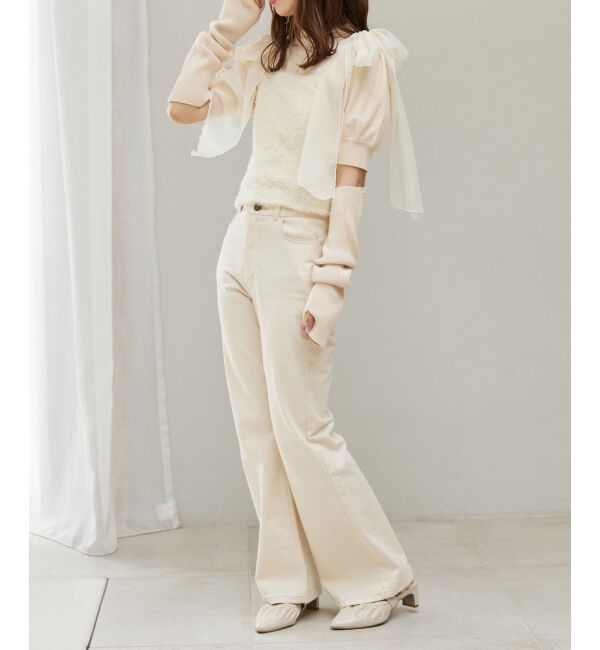 MAJESTICLEGON「パフスリーブニットプルオーバー」|ニット・セーター|