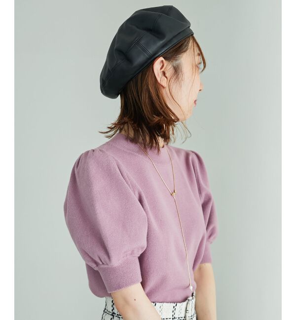 MAJESTICLEGON「パフスリーブニットプルオーバー」|ニット・セーター|