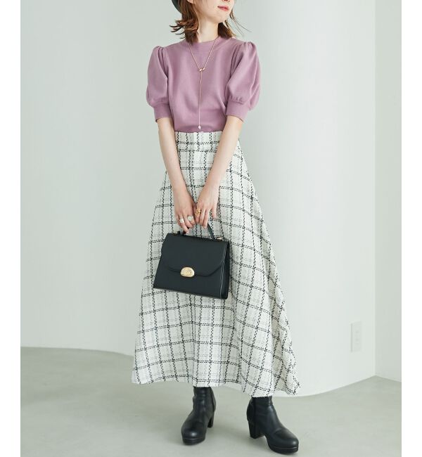 MAJESTICLEGON「パフスリーブニットプルオーバー」|ニット・セーター|