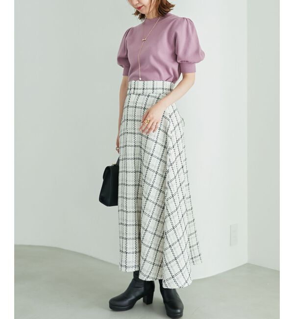 MAJESTICLEGON「パフスリーブニットプルオーバー」|ニット・セーター|