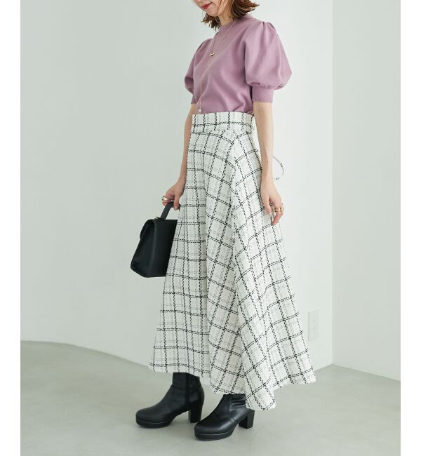 MAJESTICLEGON「パフスリーブニットプルオーバー」|ニット・セーター|