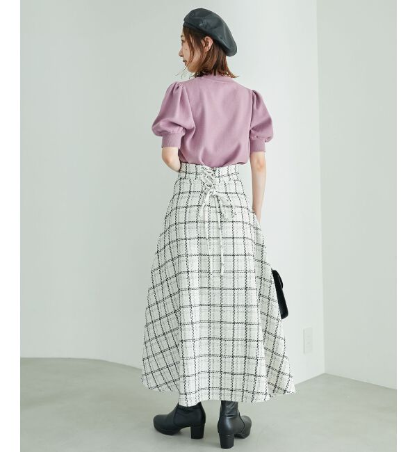 MAJESTICLEGON「パフスリーブニットプルオーバー」|ニット・セーター|