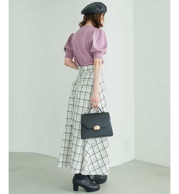 MAJESTICLEGON「パフスリーブニットプルオーバー」|ニット・セーター|