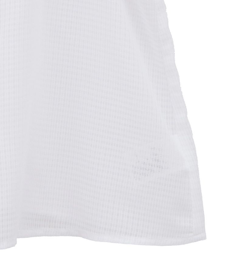 earth music&ecology「ミニチェックバルーンスリーブブラウス」|シャツ・ブラウス|