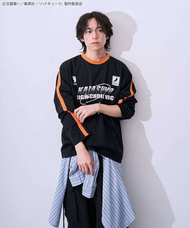 Green Parks「ハイキュー!! ユニフォーム長袖Tシャツ」|Tシャツ・カットソー|