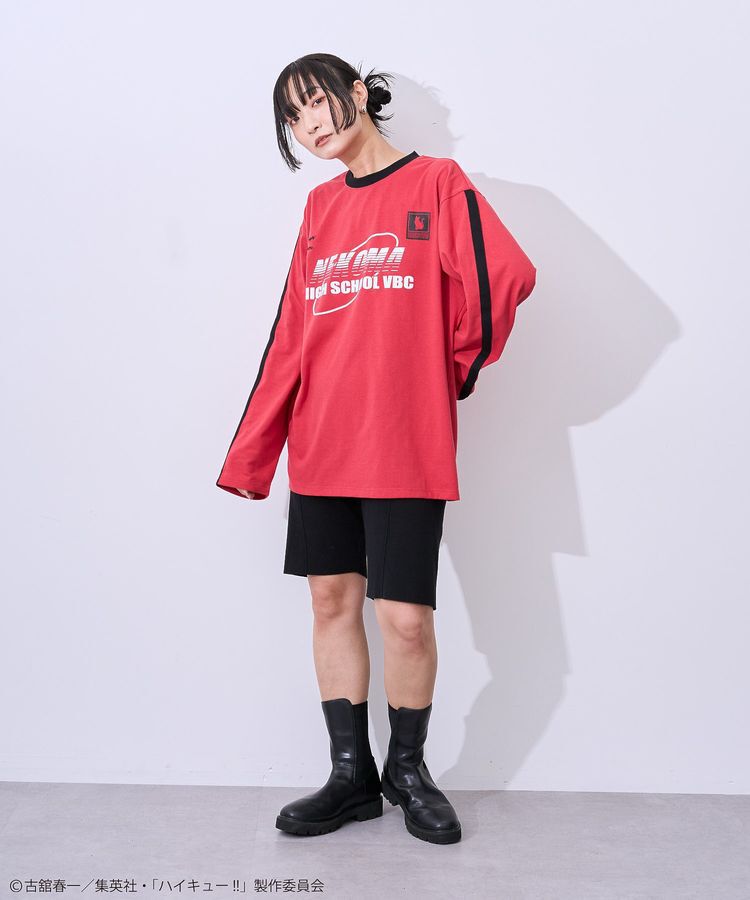 Green Parks「ハイキュー!! ユニフォーム長袖Tシャツ」|Tシャツ・カットソー|