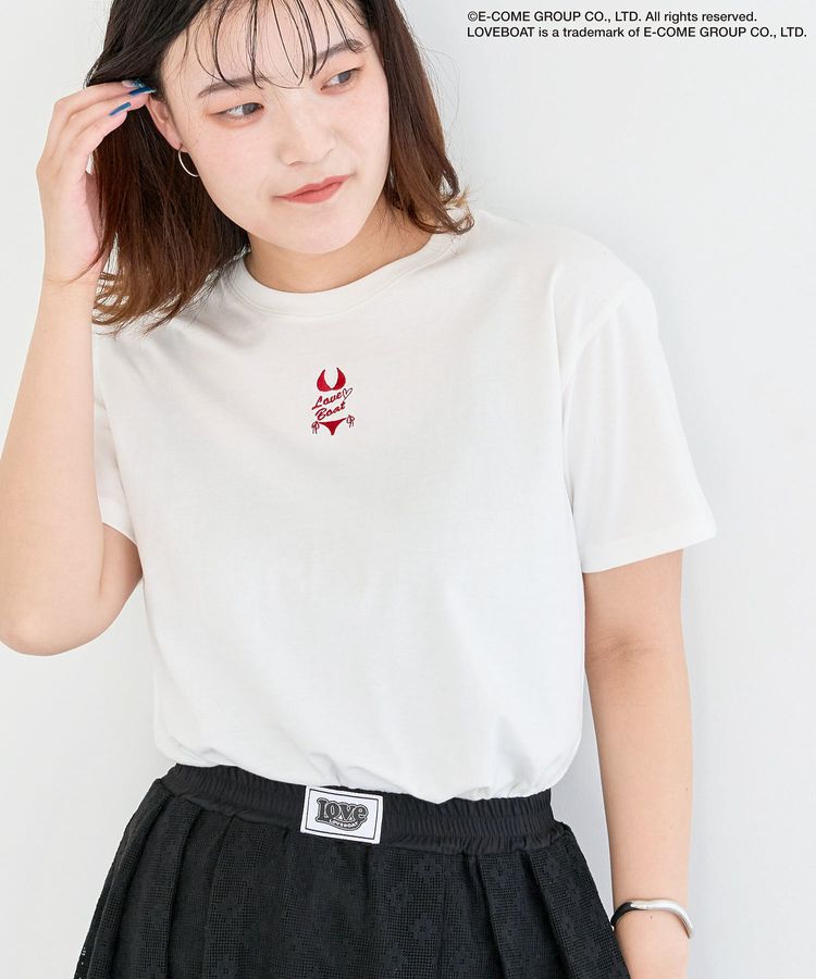 Green Parks「■LOVEBOAT ビキニ刺繍TEE」|Tシャツ・カットソー|