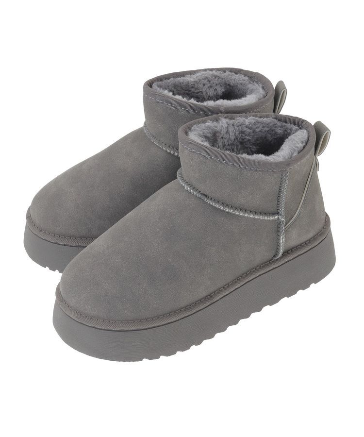 Green Parks「・minia フェイクムートンショートブーツ」|ショートブーツ|