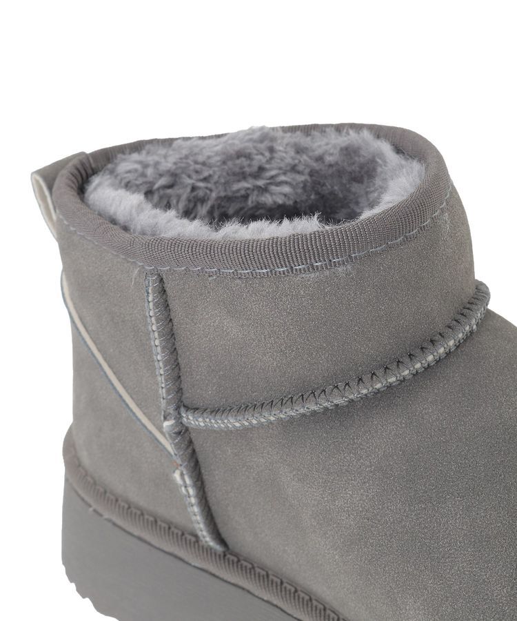 Green Parks「・minia フェイクムートンショートブーツ」|ショートブーツ|