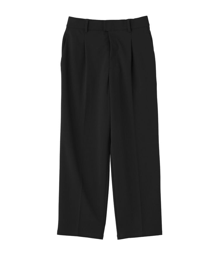 Green Parks「きれいシルエット接触冷感テーパードパンツ」|その他|Black