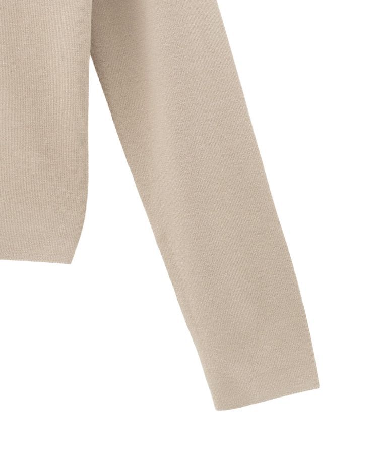 YECCA VECCA「ファーMIXオフショルニット」|ニット・セーター|