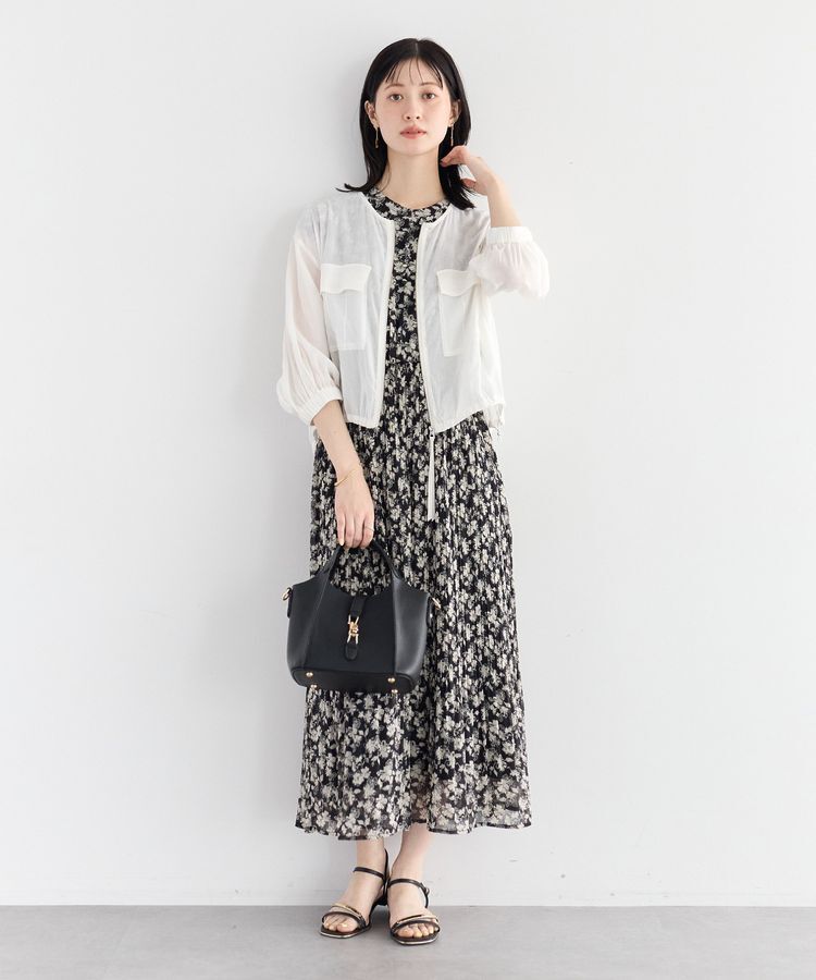 YECCA VECCA「ドライタッチシアーブルゾン」|ブルゾン・スタジャン|