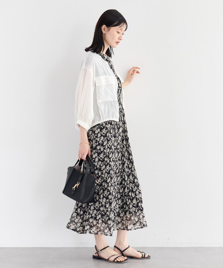 YECCA VECCA「ドライタッチシアーブルゾン」|ブルゾン・スタジャン|