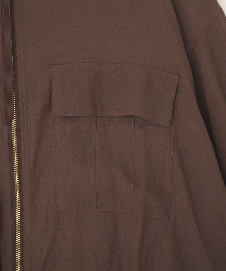 YECCA VECCA「ドライタッチシアーブルゾン」|ブルゾン・スタジャン|