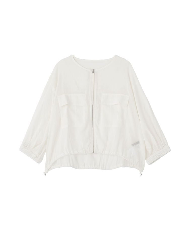 YECCA VECCA「ドライタッチシアーブルゾン」|ブルゾン・スタジャン|