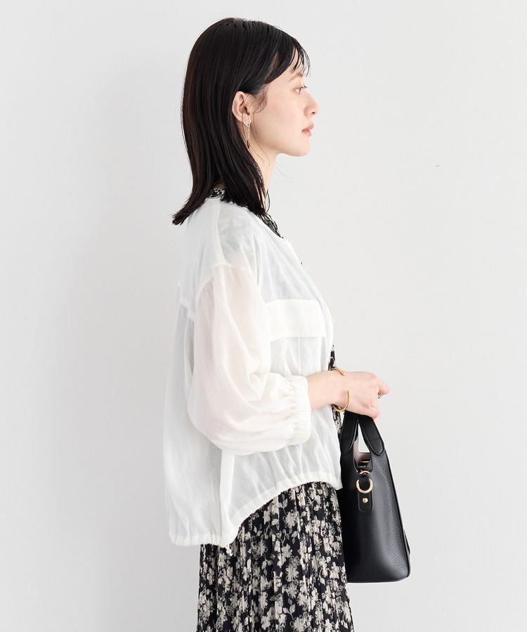 YECCA VECCA「ドライタッチシアーブルゾン」|ブルゾン・スタジャン|