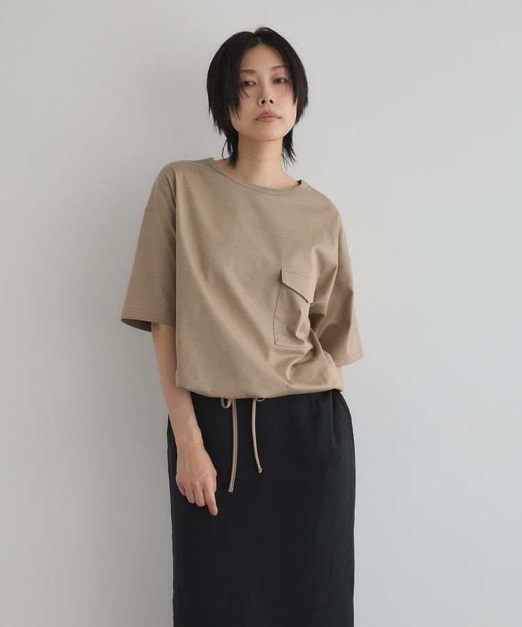 GARAGE OF GOOD CLOTHING「【日本製】6分袖裾ドロストプルオーバー」|Tシャツ・カットソー|