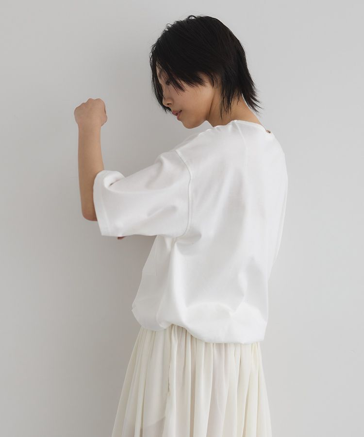 GARAGE OF GOOD CLOTHING「【日本製】6分袖裾ドロストプルオーバー」|Tシャツ・カットソー|