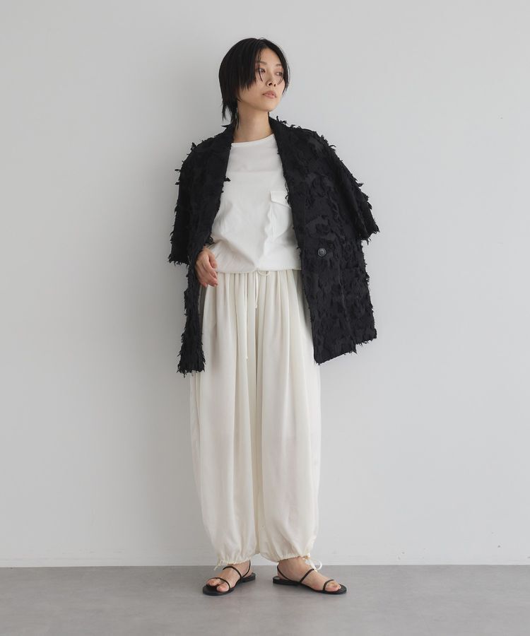 GARAGE OF GOOD CLOTHING「【日本製】6分袖裾ドロストプルオーバー」|Tシャツ・カットソー|