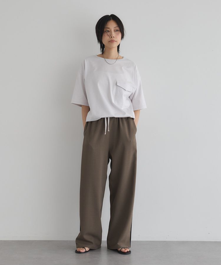 GARAGE OF GOOD CLOTHING「【日本製】6分袖裾ドロストプルオーバー」|Tシャツ・カットソー|