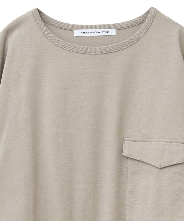 GARAGE OF GOOD CLOTHING「【日本製】6分袖裾ドロストプルオーバー」|Tシャツ・カットソー|